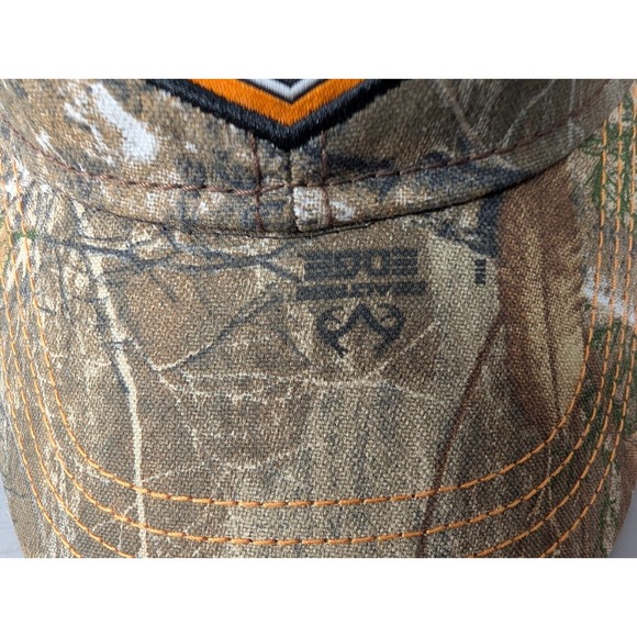 Whitetails Unlimited Orange Camo Trucker Mesh Hat Cap Snapback Hunting Deer - Picture 4 of 8